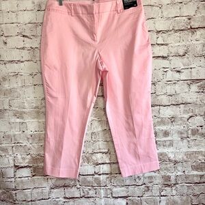 NWT- New York & Company Pink Cropped Pants